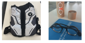 AI powered assistive technology like haptic vest and AI powered glasses